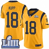 Nike Rams 18 Cooper Kupp Gold 2019 Super Bowl LIII Color Rush Limited Jersey Dzhi,baseball caps,new era cap wholesale,wholesale hats
